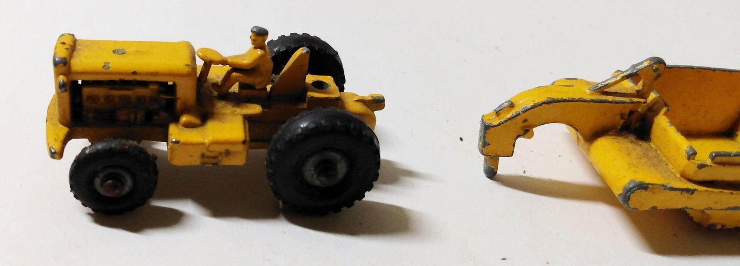 Lesney Matchbox Major Pack M1 Caterpillar Earth Scraper Earthmover 1957 - TulipStuff