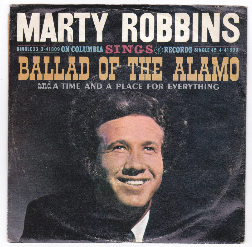 Marty Robbins Ballad of the Alamo / A Time And A Place For Everything 1960 - TulipStuff