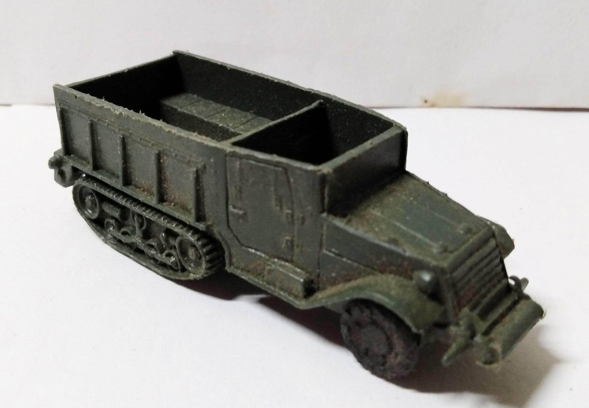 Marx Toys Battleground Half Track Personnel Carrier Army Plastic 1963 - TulipStuff