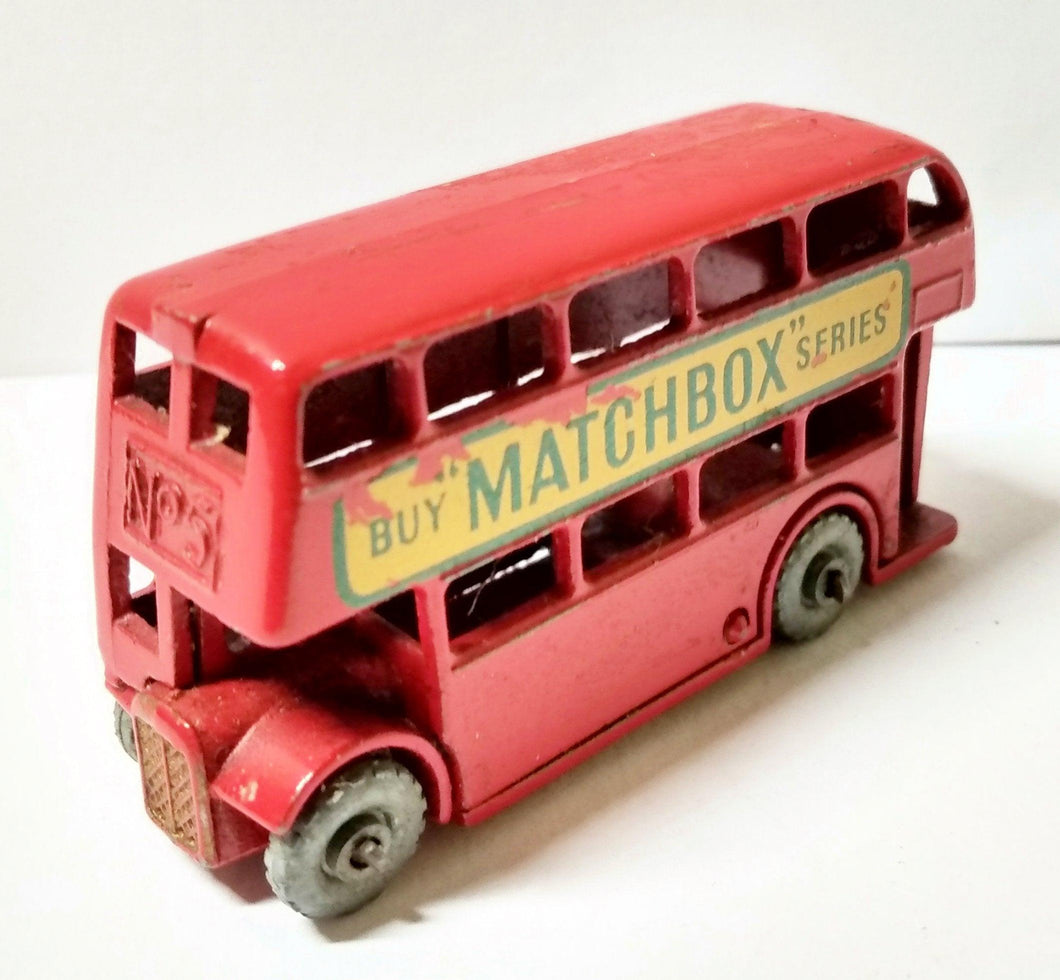 Lesney Matchbox 5 B London Bus Buy Matchbox Series England 1957 - TulipStuff