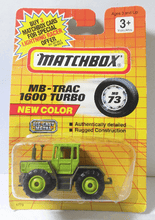 Load image into Gallery viewer, Matchbox 73 Mercedes Benz 1600 Turbo Farm Tractor Diecast Toy 1992 - TulipStuff
