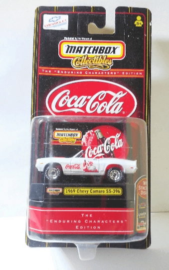 Matchbox Collectibles Coca-Cola 1969 Chevy Camaro SS-396 Convertible - TulipStuff
