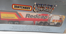 Load image into Gallery viewer, Lesney Matchbox Convoy CY8 Kenworth C.O.E. Peterbilt Box Truck Redcap - TulipStuff
