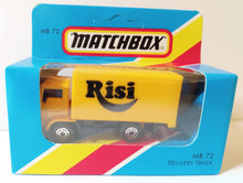 Load image into Gallery viewer, Matchbox MB72 Risi Dodge Commando Delivery Truck 1987 - TulipStuff
