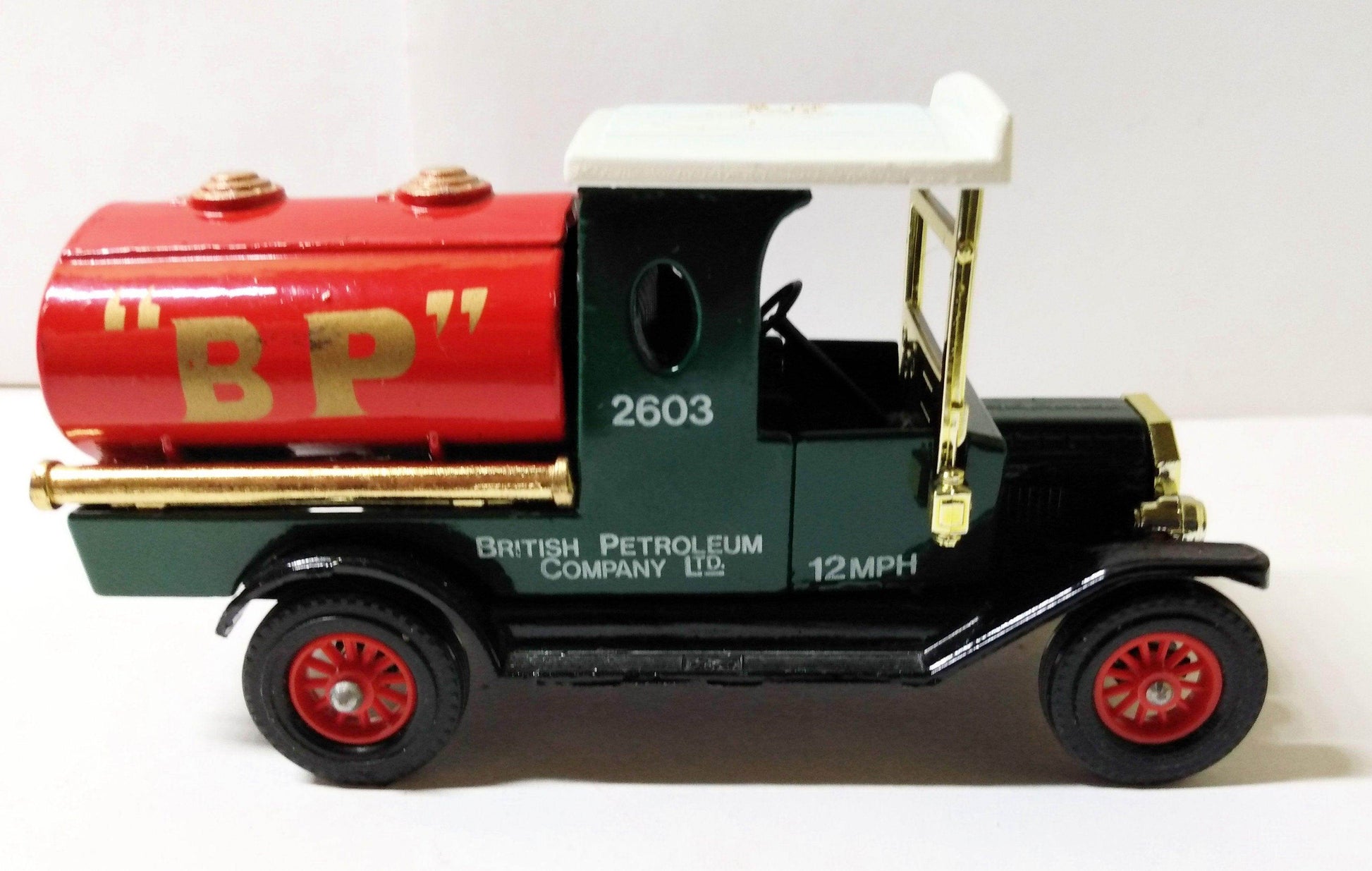Matchbox Models of Yesteryear Y3 1912 Ford Model T Tanker BP - TulipStuff