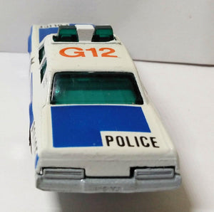 Matchbox 10 Plymouth Gran Fury Police Car SFPD 1979 - TulipStuff