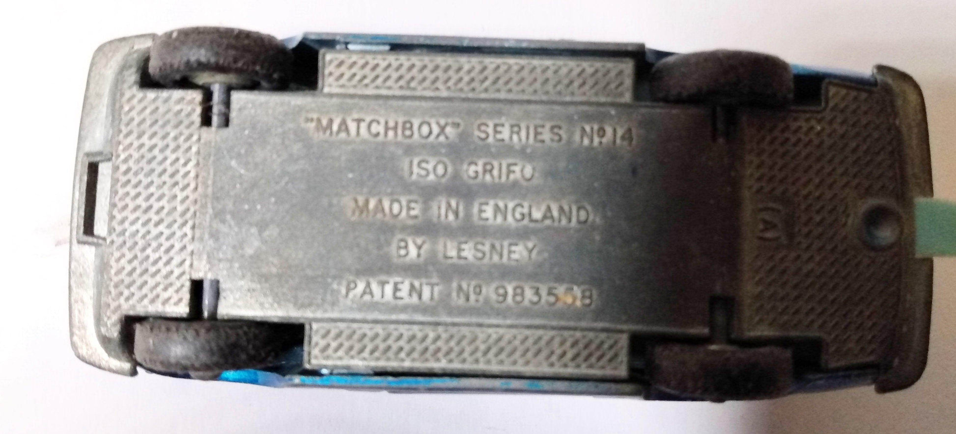 Lesney Matchbox no. 14 Iso Grifo Italian Sports Car 1968 - TulipStuff