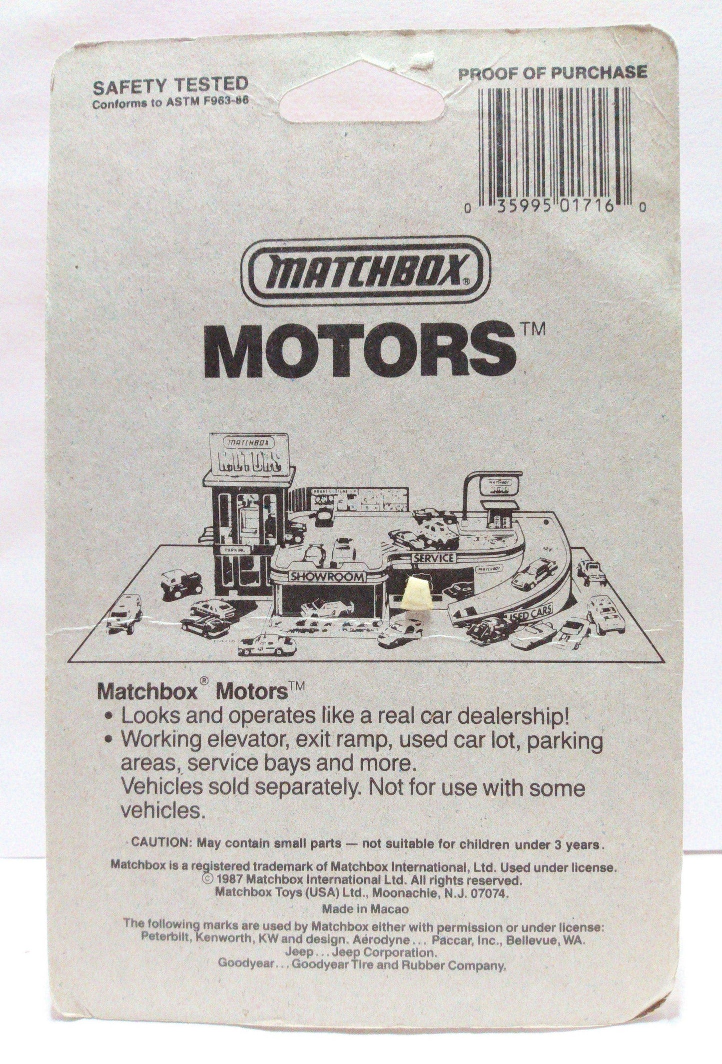 Matchbox MB16 Ford LTD Police Car Diecast Metal no. 1716 1987 - TulipStuff