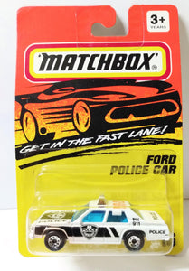 Matchbox 16 Ford LTD Police Car Diecast Metal 1993 - TulipStuff