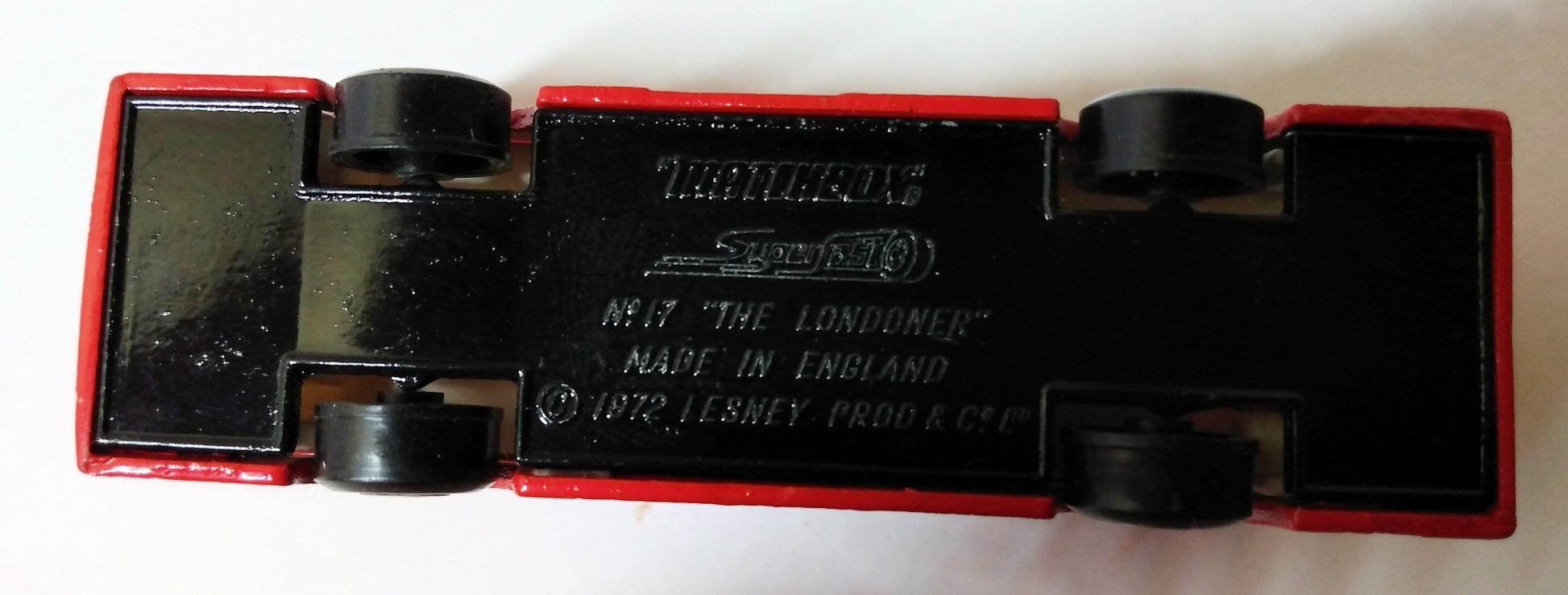 Matchbox 17 The Londoner London Bus Berger Paints Superfast 1973 - TulipStuff