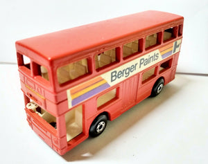 Matchbox 17 The Londoner London Bus Berger Paints Superfast 1973 - TulipStuff