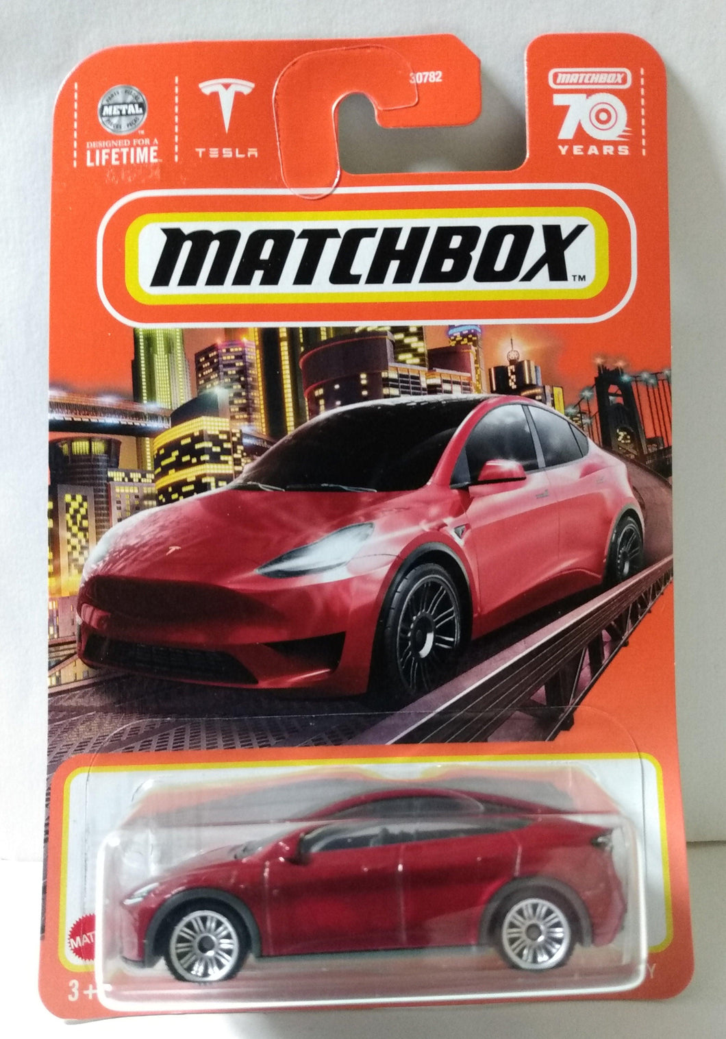 Matchbox 2022 MB18 - 2020 Tesla Model Y SUV MBX Metro - TulipStuff