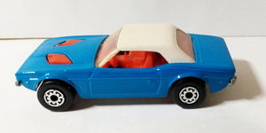 Matchbox 1 Dodge Challenger Superfast Blue England 1975 - TulipStuff