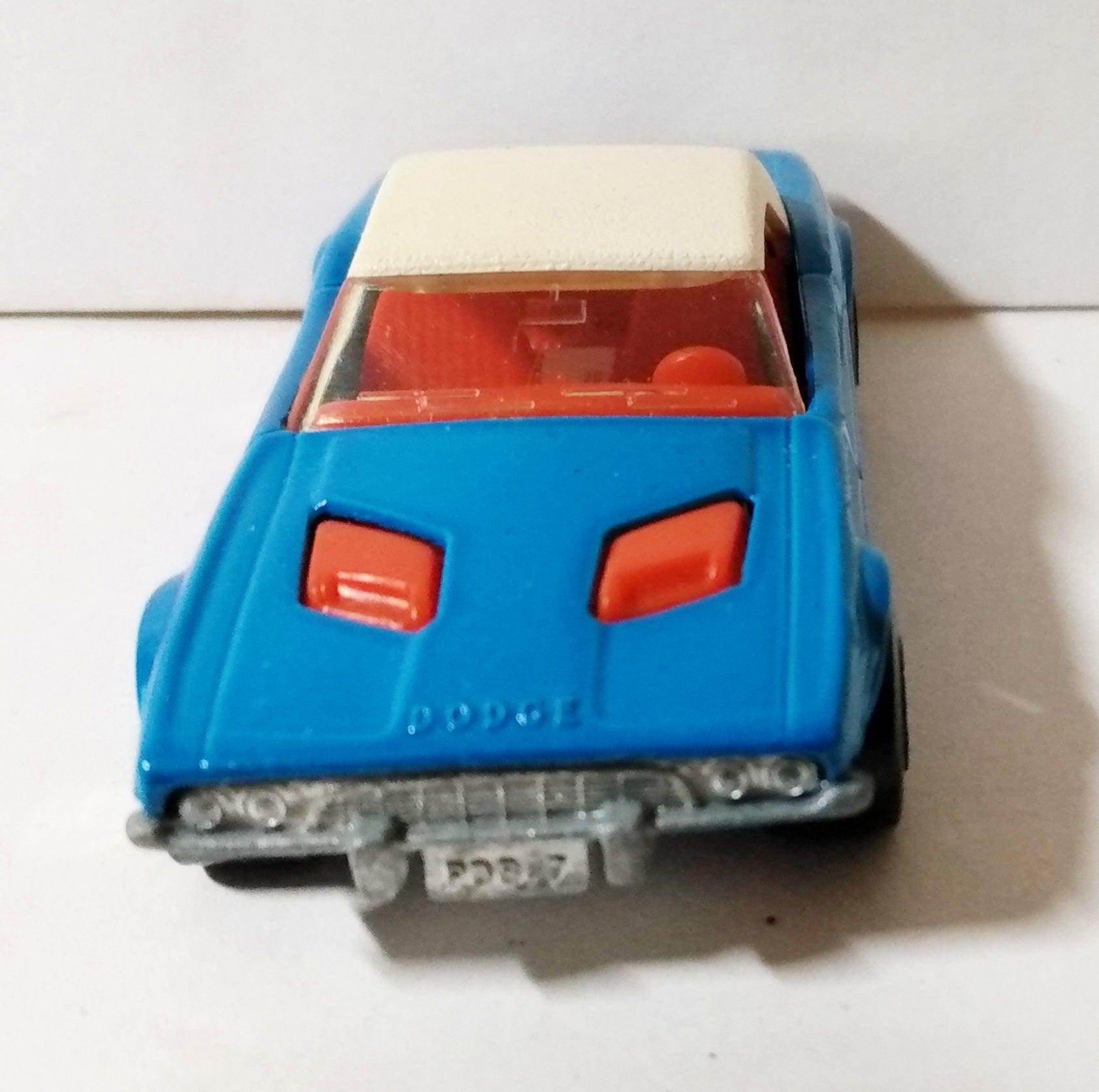 Matchbox 1 Dodge Challenger Superfast Blue England 1975 - TulipStuff