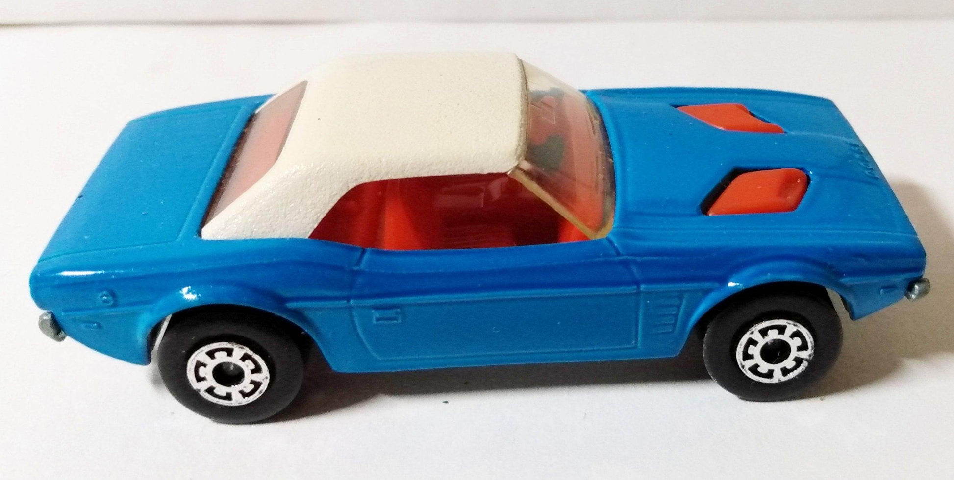 Matchbox 1 Dodge Challenger Superfast Blue England 1975 - TulipStuff