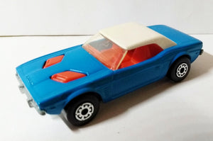 Matchbox 1 Dodge Challenger Superfast Blue England 1975 - TulipStuff