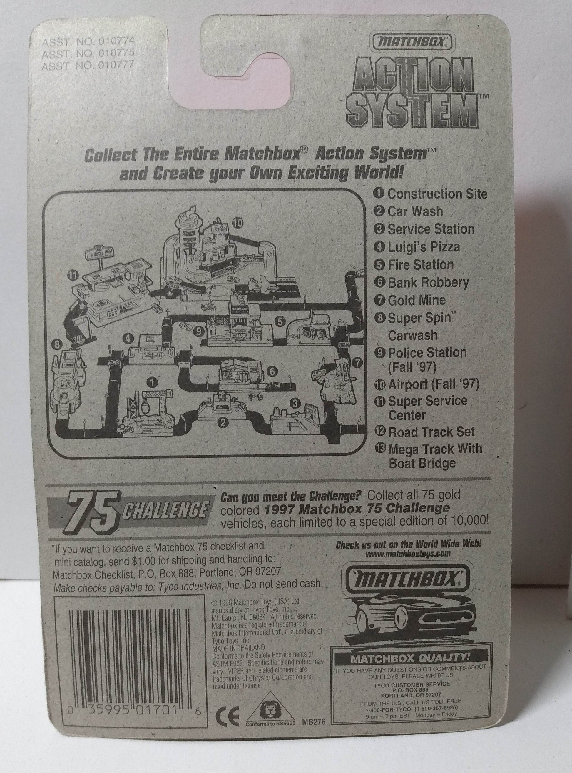 Matchbox #1 Dodge Viper GTS Coupe Diecast Sports Car 1996 - TulipStuff