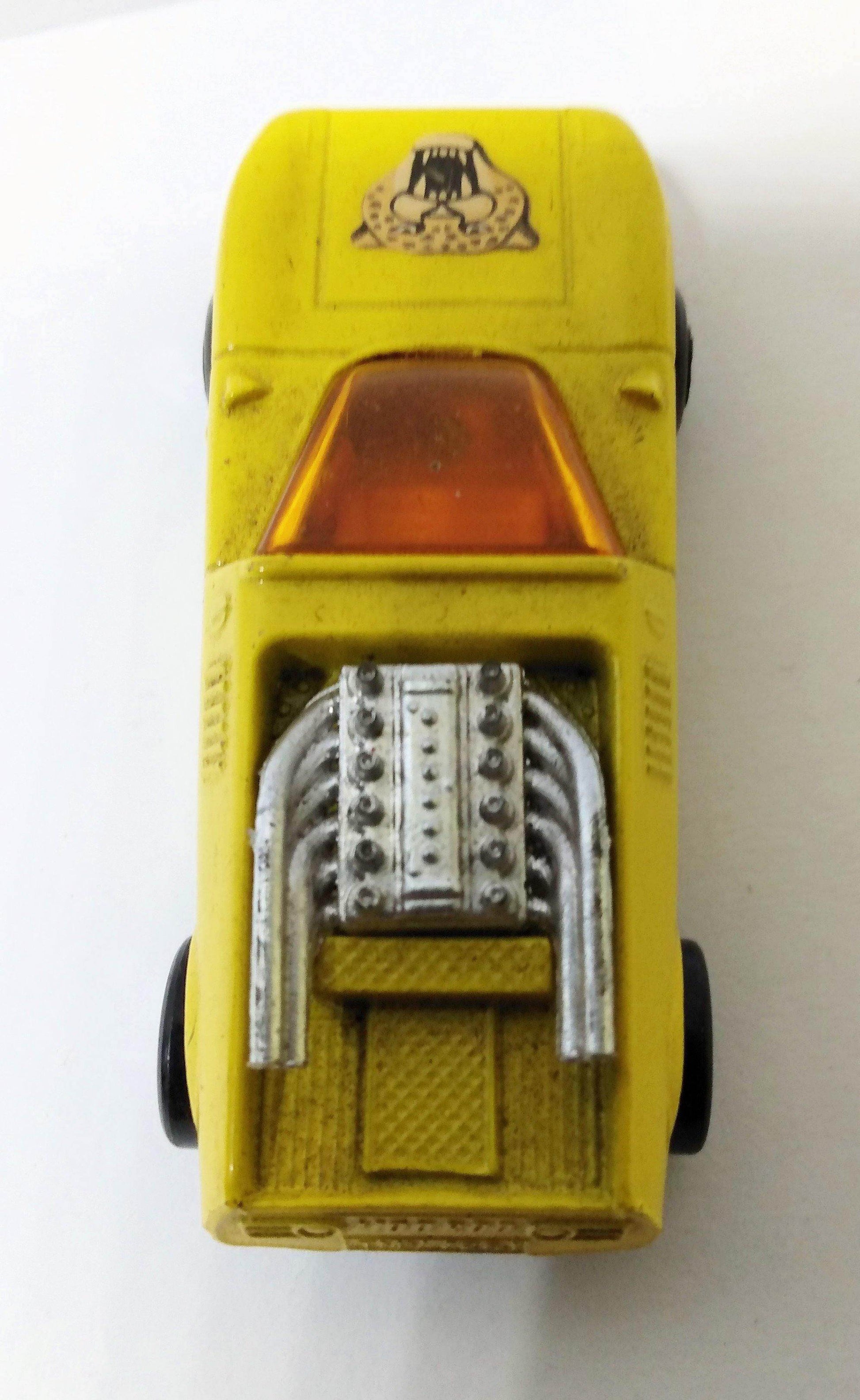 Lesney Matchbox 1 Mod Rod Spotted Cat Label England 1971 - TulipStuff