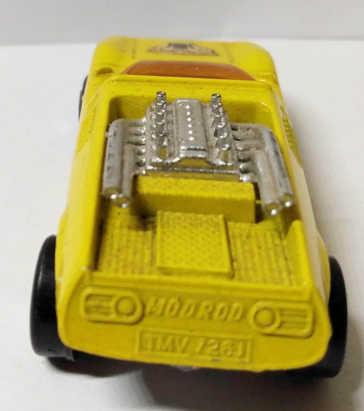 Lesney Matchbox 1 Mod Rod Spotted Cat Label England 1971 - TulipStuff