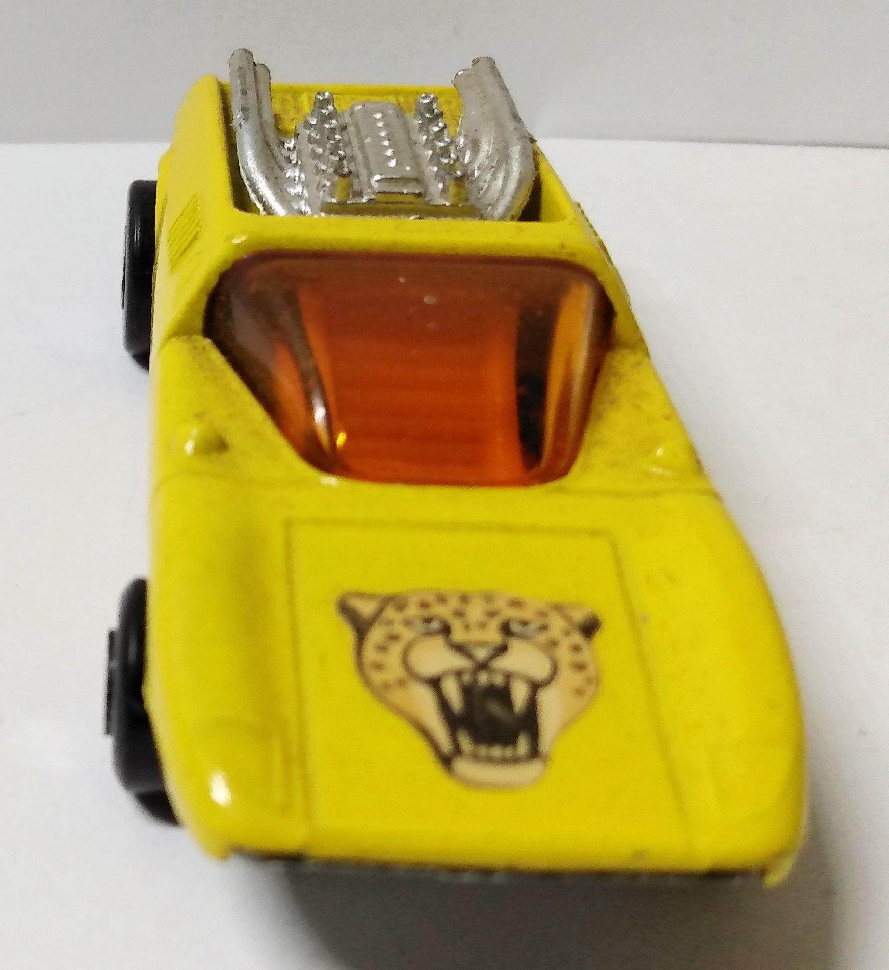 Lesney Matchbox 1 Mod Rod Spotted Cat Label England 1971 - TulipStuff