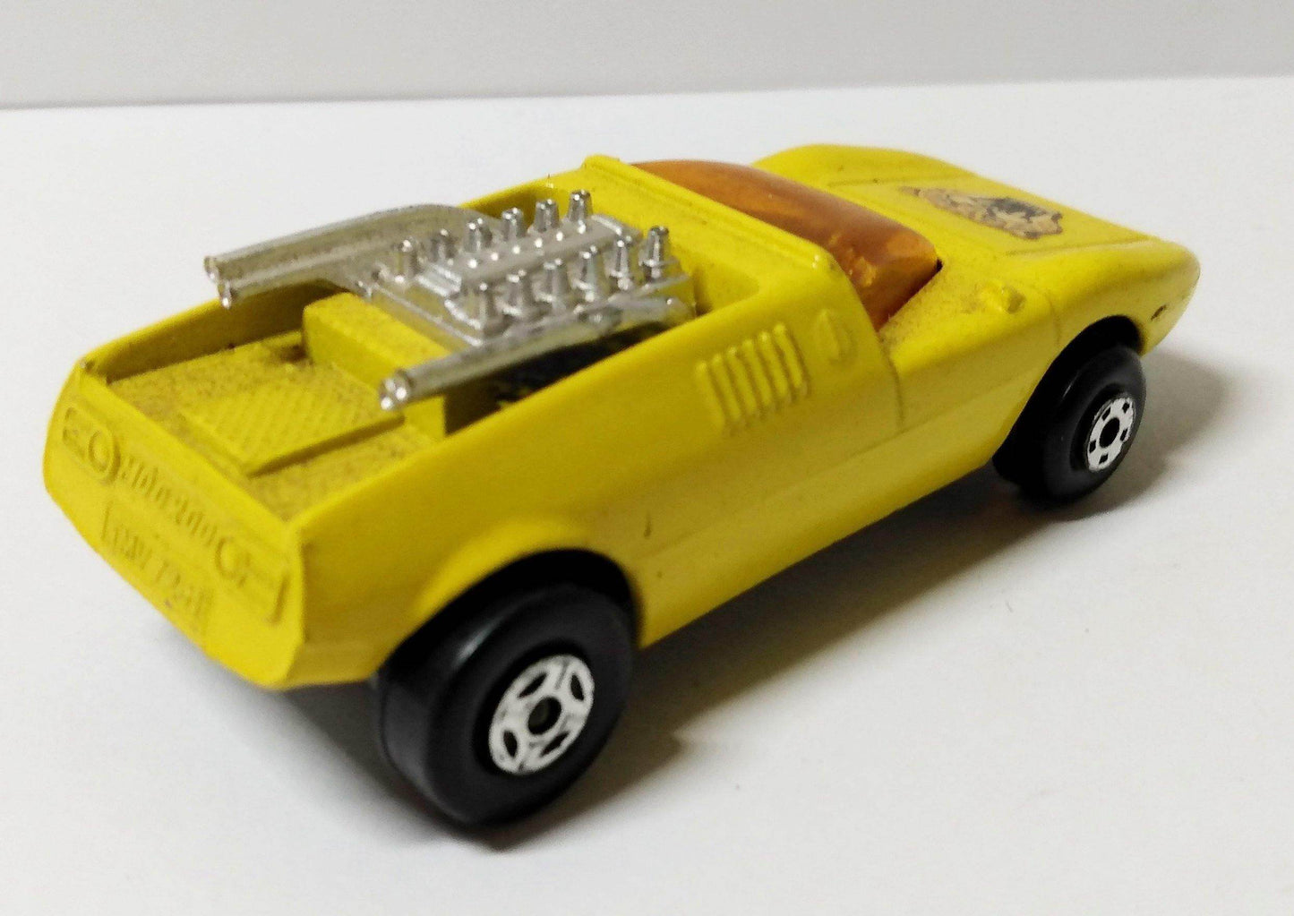 Lesney Matchbox 1 Mod Rod Spotted Cat Label England 1971 - TulipStuff