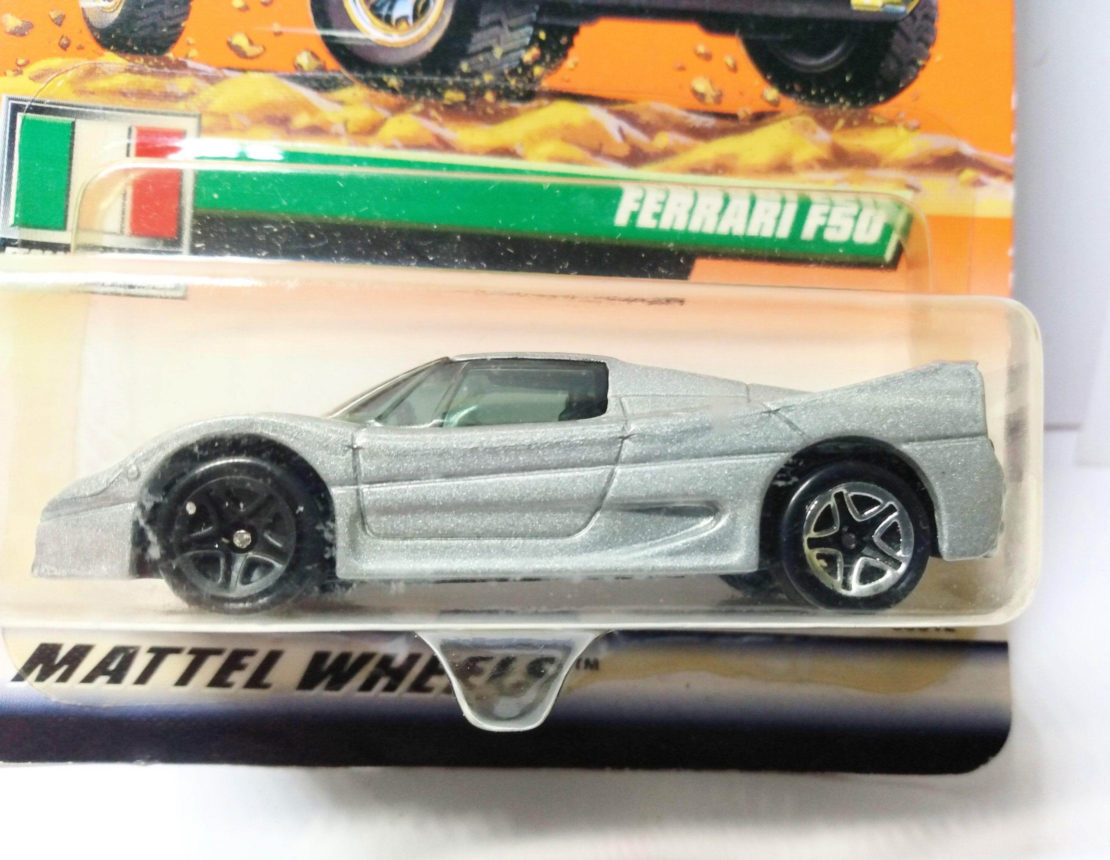 Matchbox 21 Italian Stars Ferrari F50 Mismatched Wheels Error Car