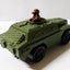 Lesney Matchbox No. 28 Stoat Armored Truck Army Rola-matics 1974 - TulipStuff