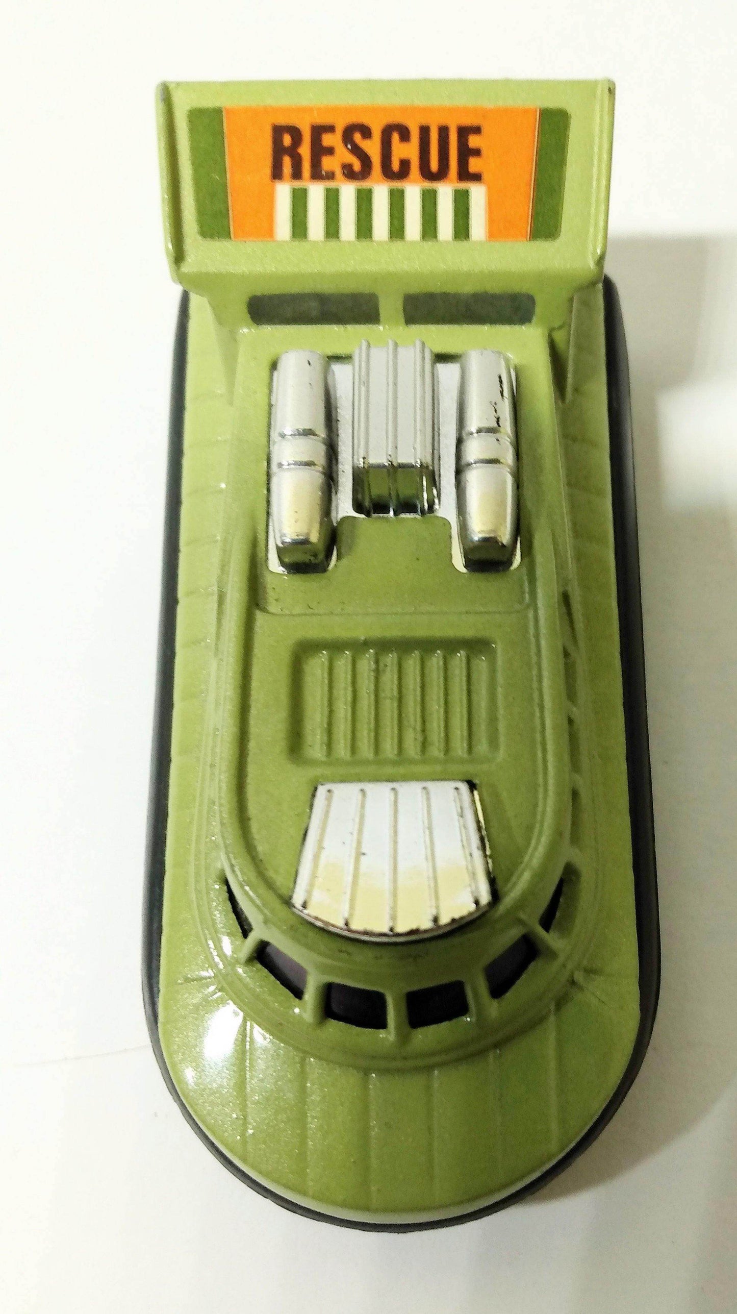 Lesney Matchbox No. 2 Rescue Hovercraft Black Base England 1978 - TulipStuff