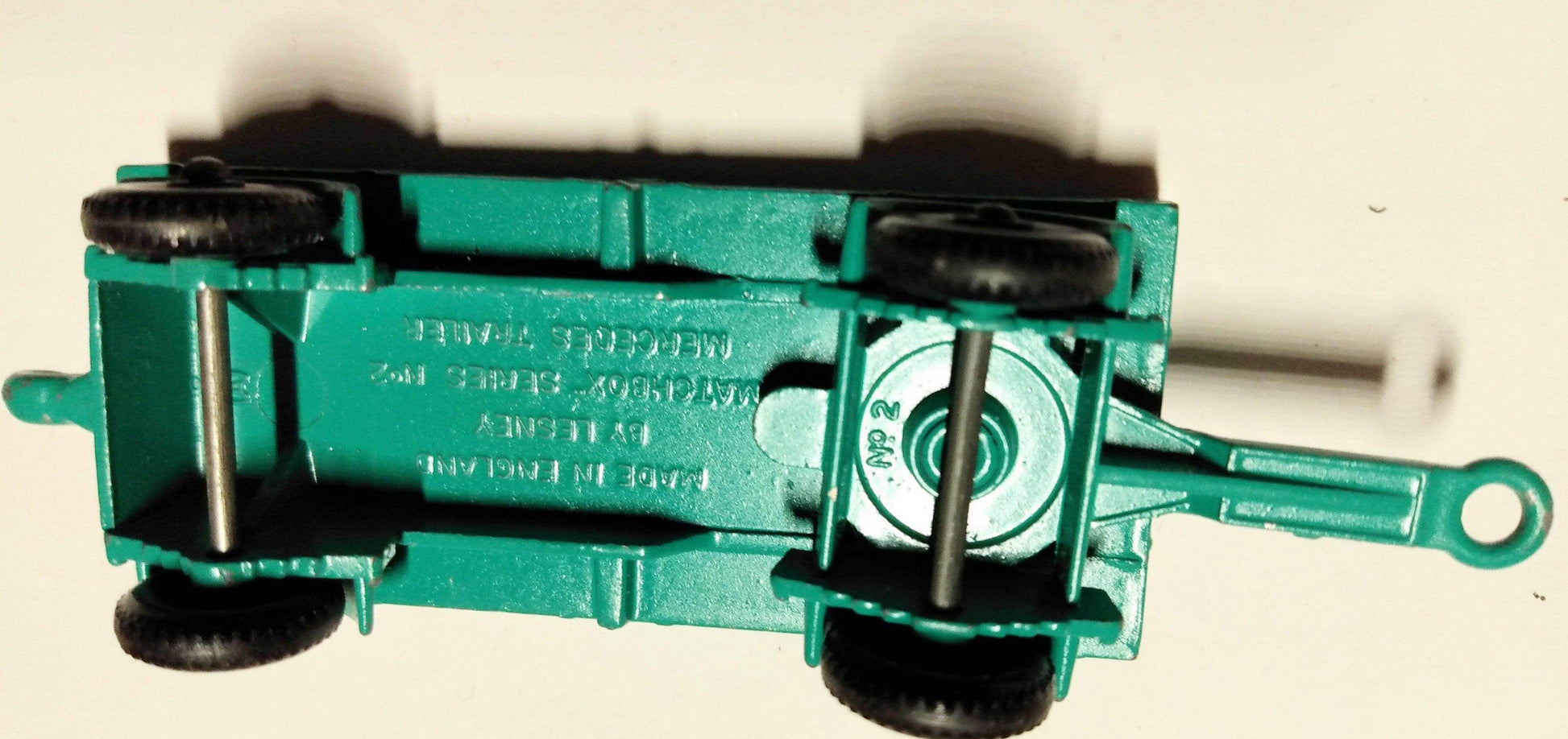 Lesney Matchbox No 2 Mercedes Benz Trailer 1968 England - TulipStuff