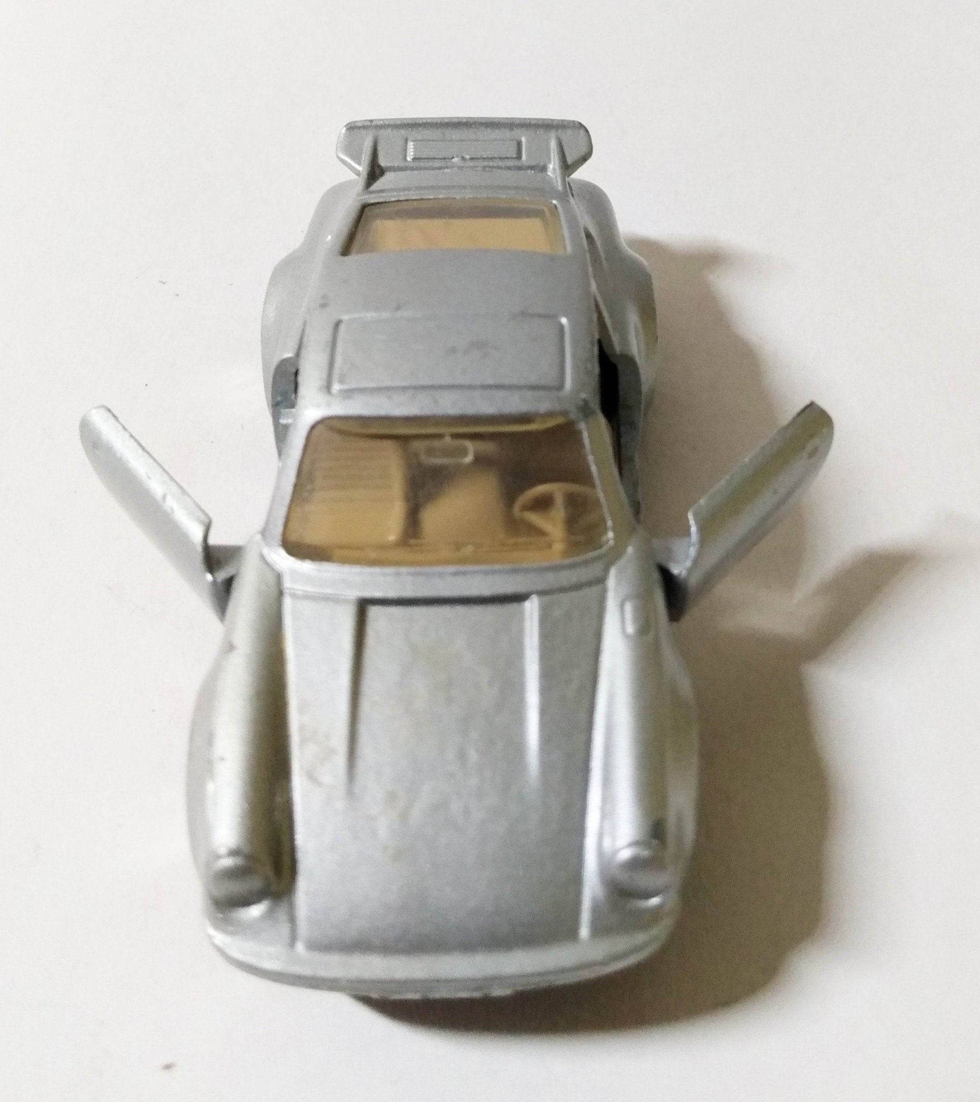 Matchbox 3 Porsche 911 Turbo Silver Brown Base Tan Interior 1979 - TulipStuff