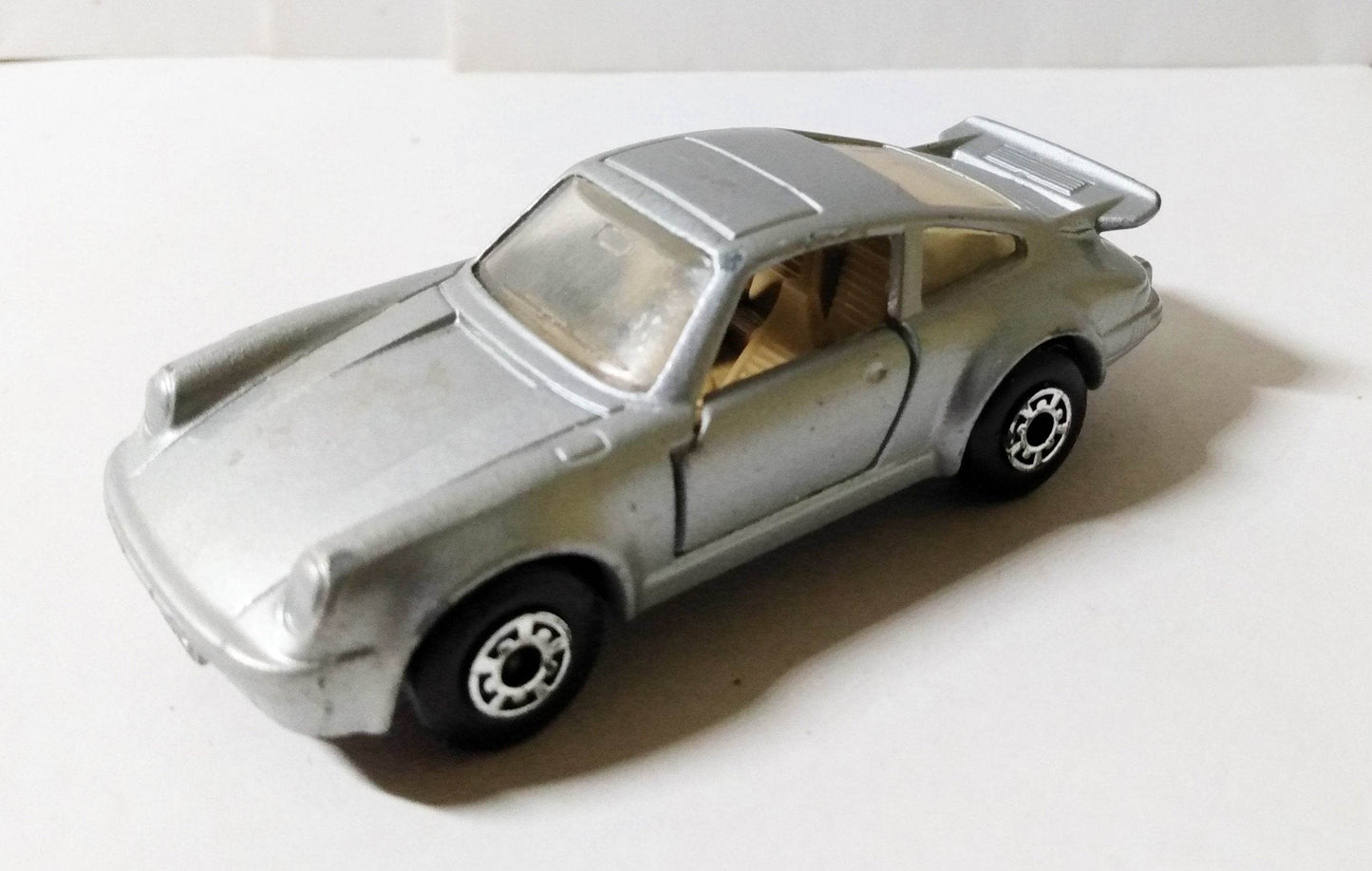 Matchbox 3 Porsche 911 Turbo Silver Brown Base Tan Interior 1979 - TulipStuff