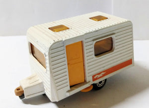 Matchbox 31 Caravan Travel Trailer RV Camper Superfast England 1977 - TulipStuff