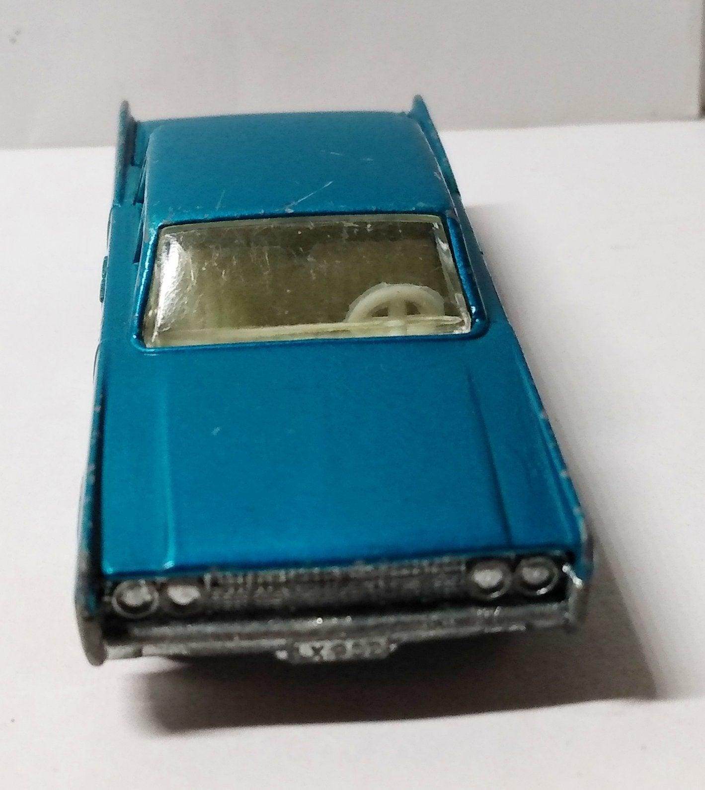 Lesney Matchbox 31 Lincoln Continental England 1964 Blue - TulipStuff