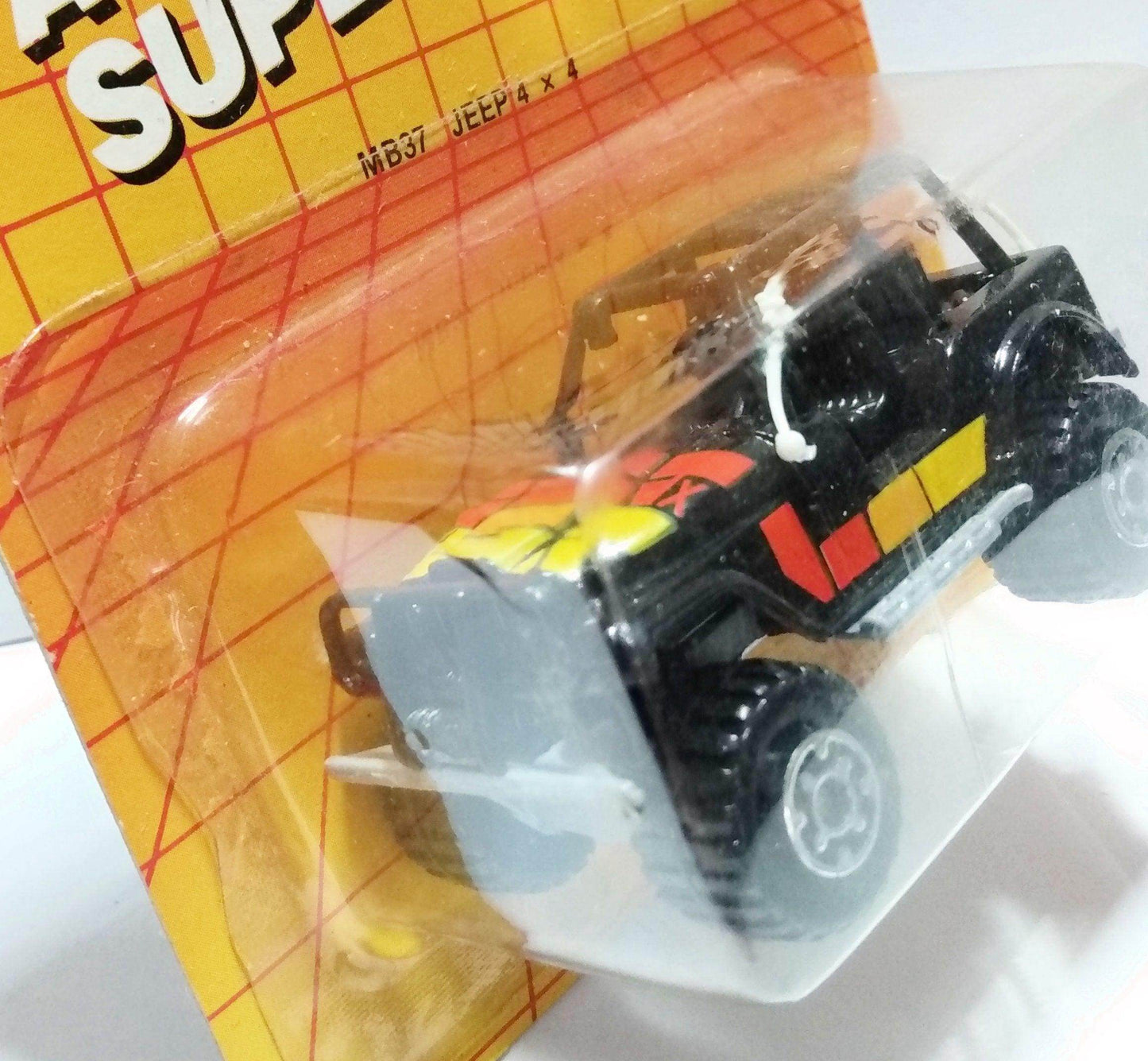 Matchbox 37 Jeep 4x4 Wrangler CJ-7 Renegade Black 1986 - TulipStuff