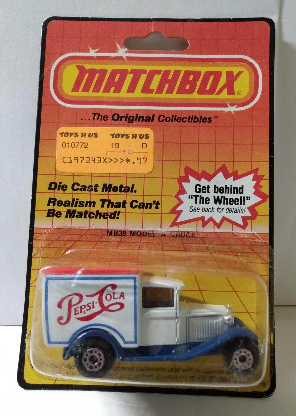 Matchbox 38 Pepsi Cola Ford Model A Truck 1983 – TulipStuff