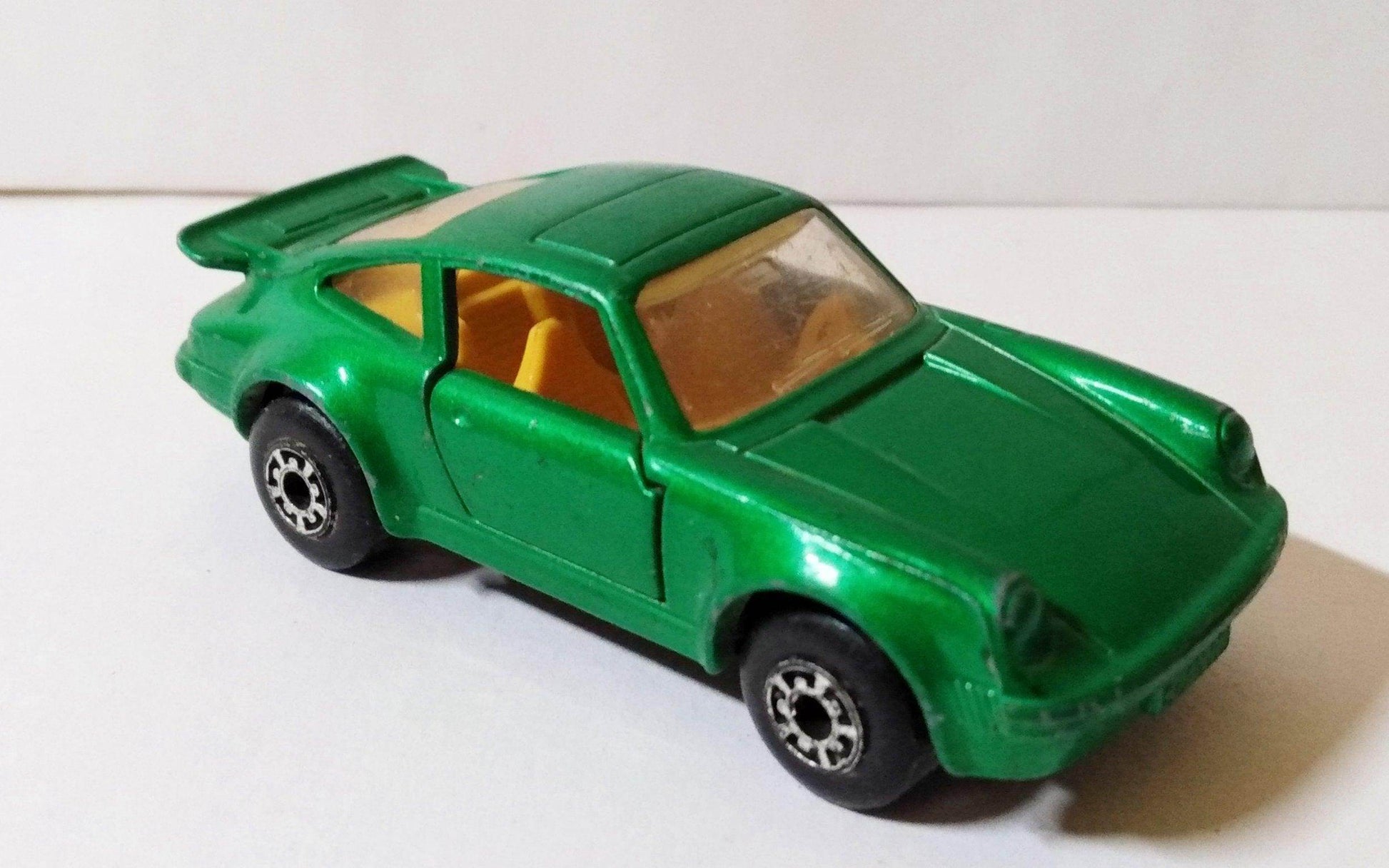 Matchbox 3 Porsche 911 Turbo Sports Car Green England 1980 - TulipStuff