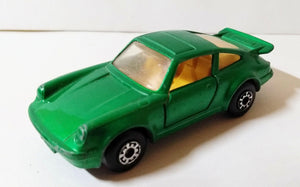 Matchbox 3 Porsche 911 Turbo Sports Car Green England 1980 - TulipStuff