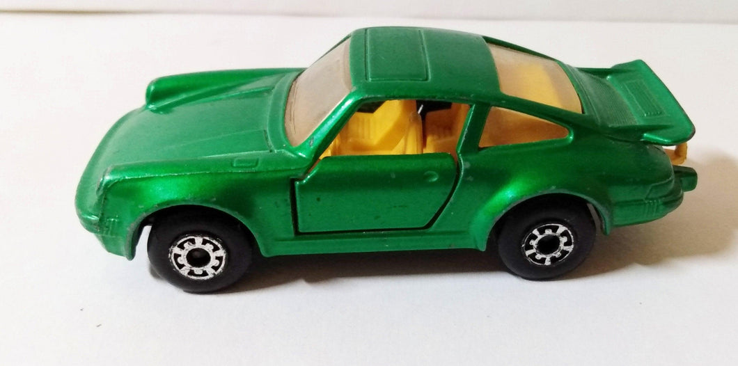 Matchbox 3 Porsche 911 Turbo Sports Car Green England 1980 - TulipStuff