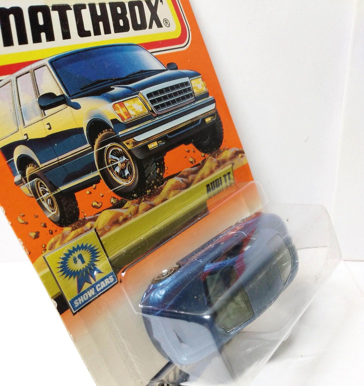 Matchbox MB44 Show Cars Series 9 Audi TT Error Card 1999 - TulipStuff