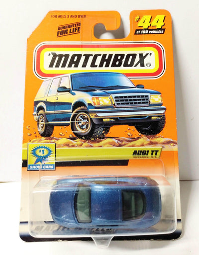 Matchbox MB44 Show Cars Series 9 Audi TT Error Card 1999 - TulipStuff