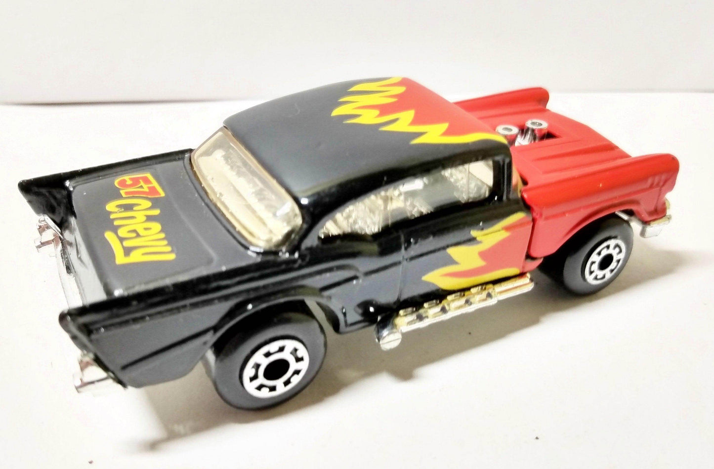 Matchbox 4 '57 Chevy Bel Air Flames Superfast 1979 - TulipStuff