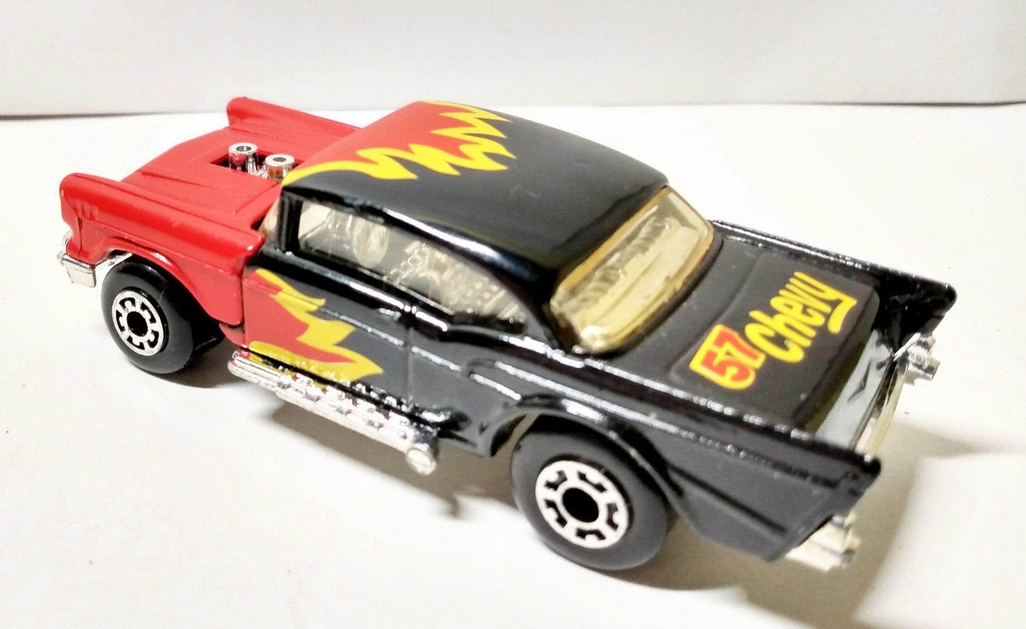 Matchbox 4 '57 Chevy Bel Air Flames Superfast 1979 - TulipStuff