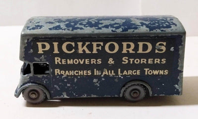Lesney Matchbox 46 Pickford Removal Van 1960 England Blue - TulipStuff