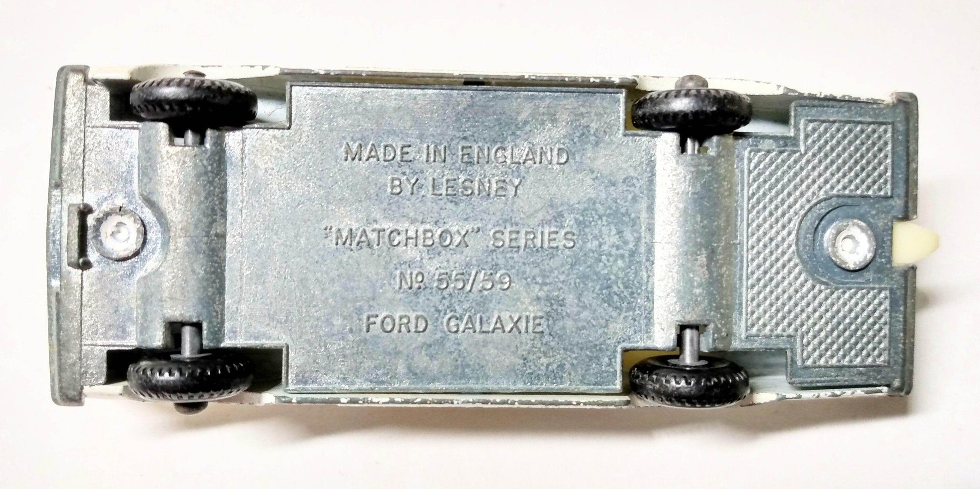 Lesney Matchbox 55 Ford Galaxie Police Car England 1966 - TulipStuff