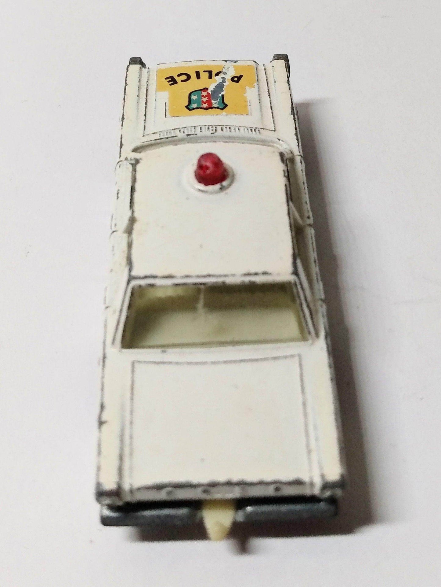 Lesney Matchbox 55 Ford Galaxie Police Car England 1966 - TulipStuff