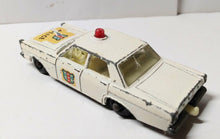 Load image into Gallery viewer, Lesney Matchbox 55 Ford Galaxie Police Car England 1966 - TulipStuff
