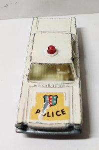 Lesney Matchbox 55 Ford Galaxie Police Car England 1966 - TulipStuff