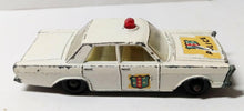 Load image into Gallery viewer, Lesney Matchbox 55 Ford Galaxie Police Car England 1966 - TulipStuff
