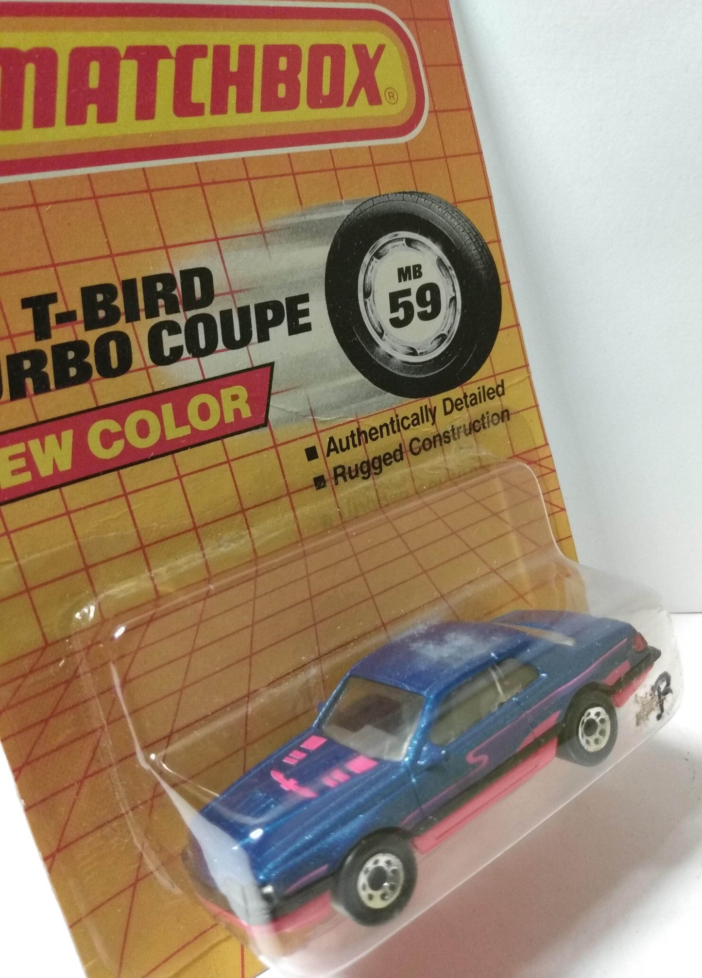 Matchbox 59 T-Bird Turbo Coupe Diecast Toy Car 1992 - TulipStuff