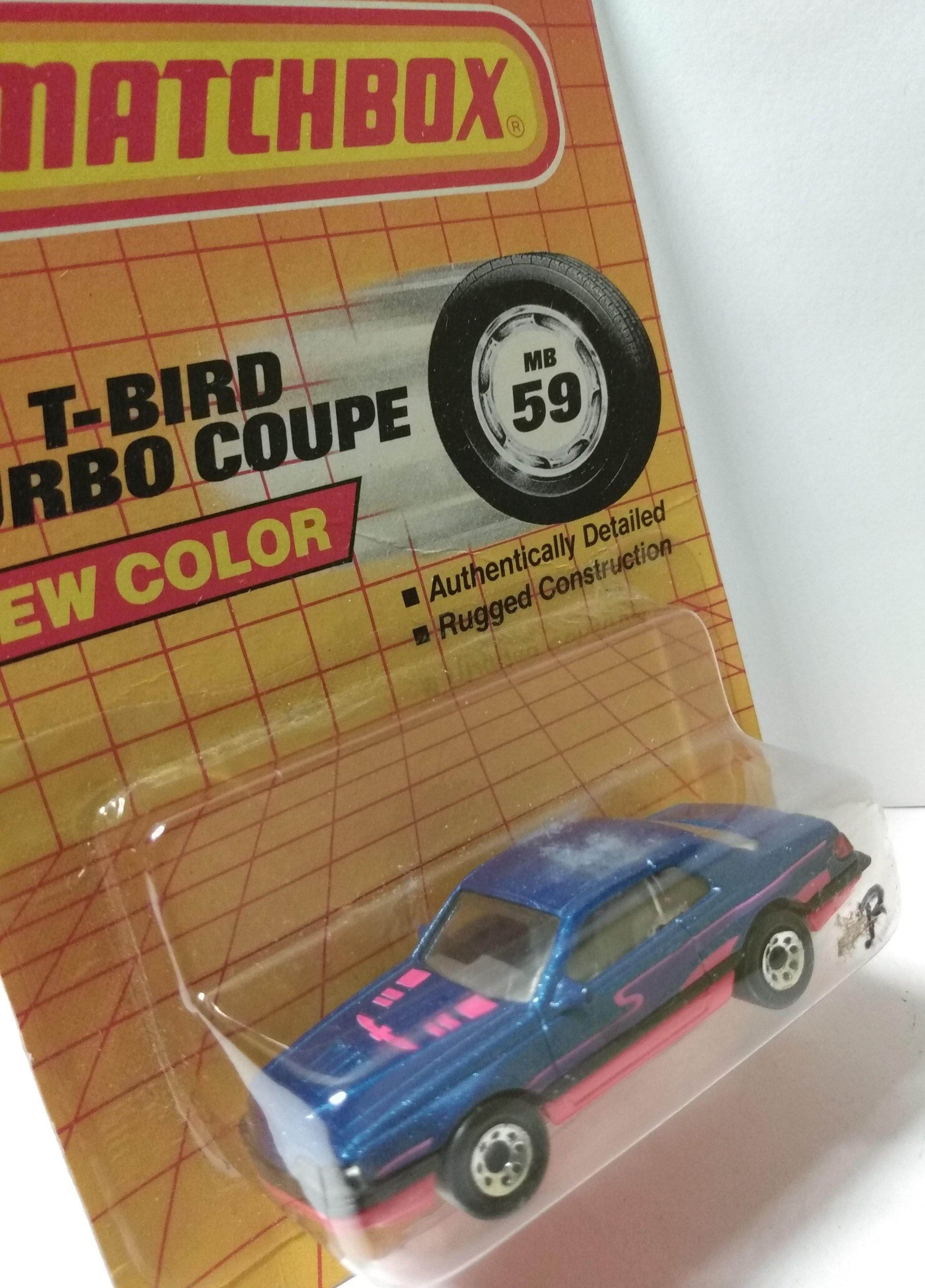 Matchbox 59 T-Bird Turbo Coupe Diecast Toy Car 1992 - TulipStuff